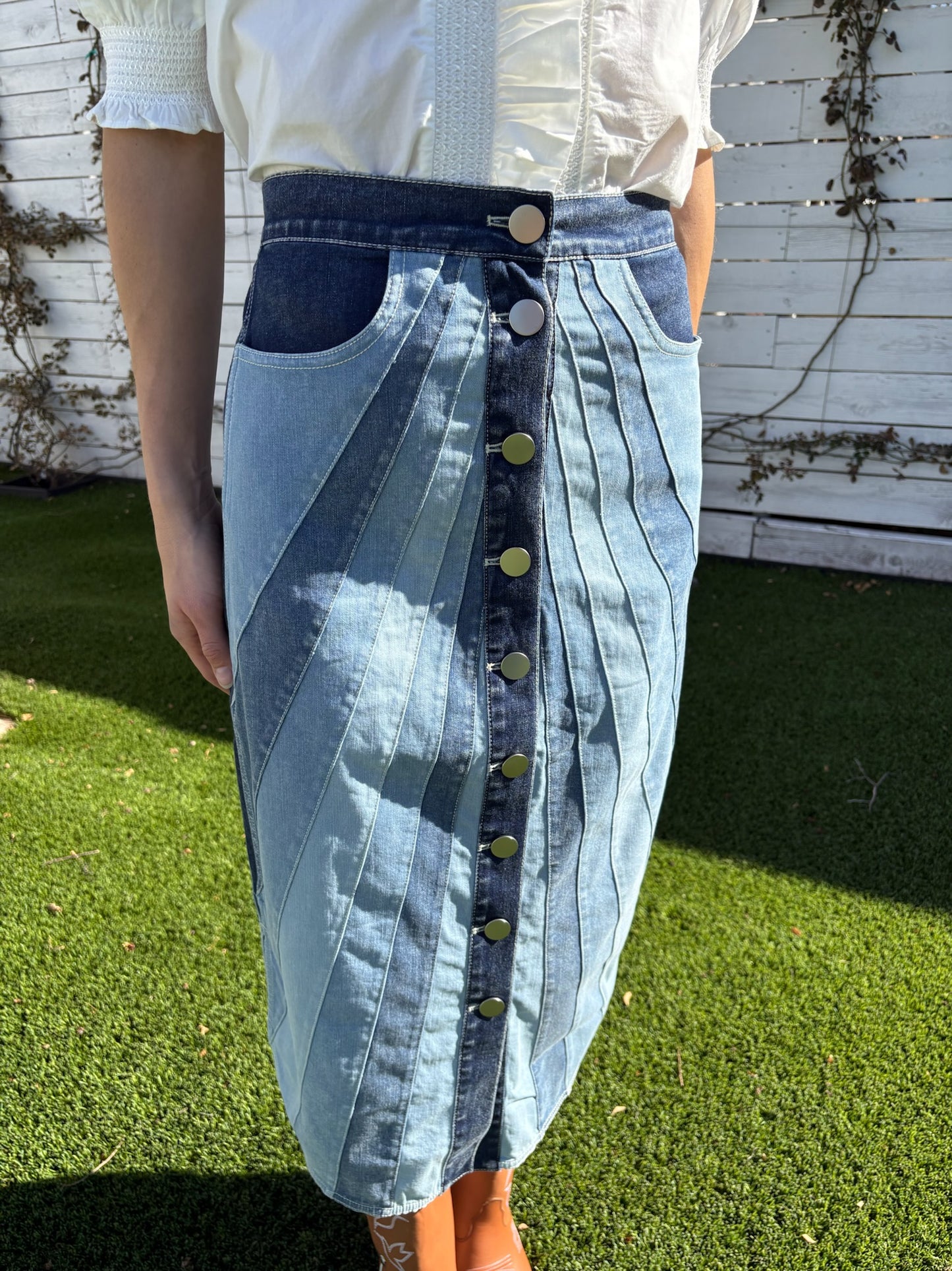 apolline midi skirt