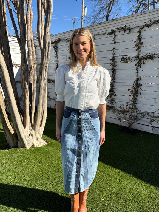 apolline midi skirt