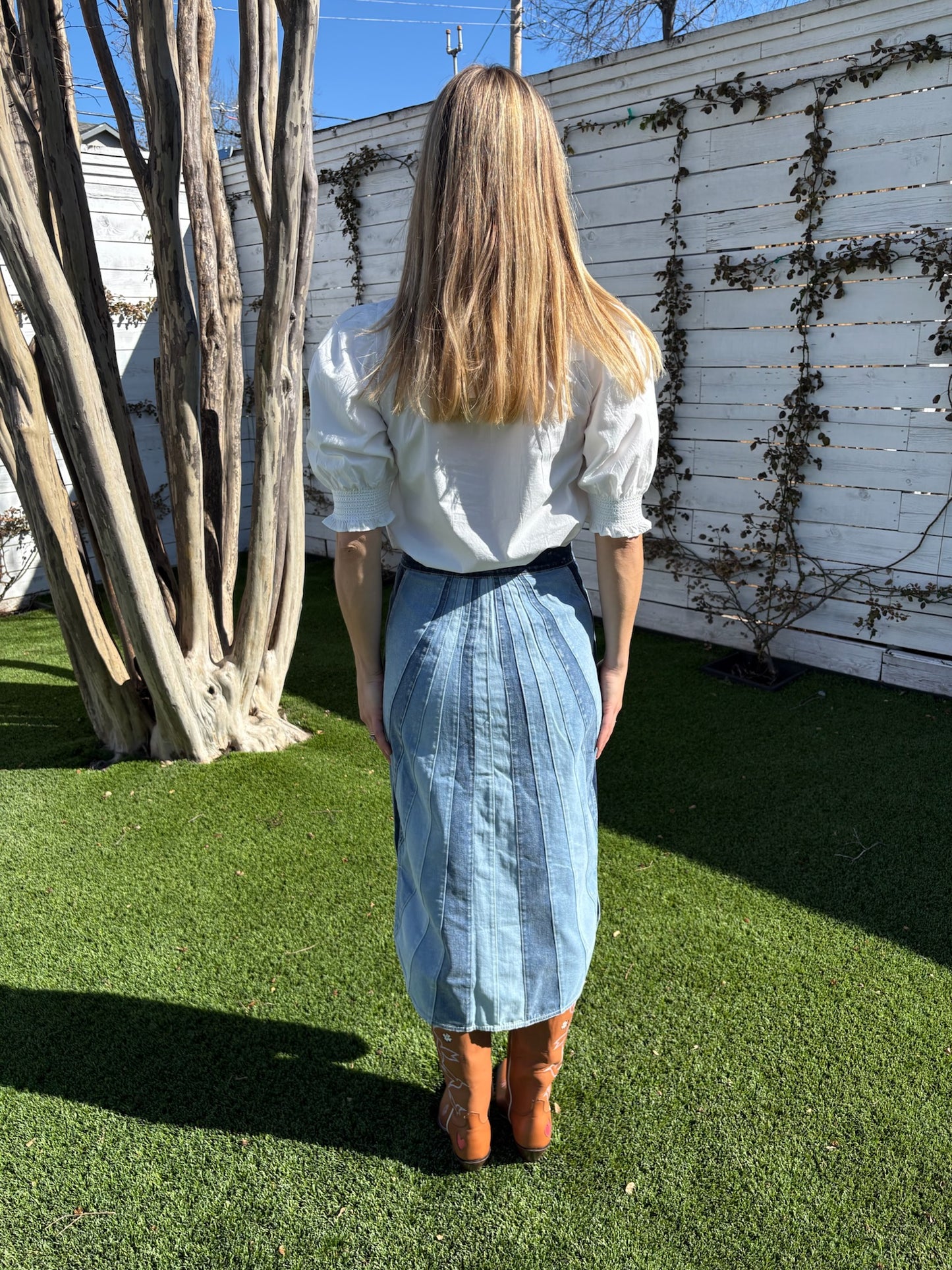 apolline midi skirt