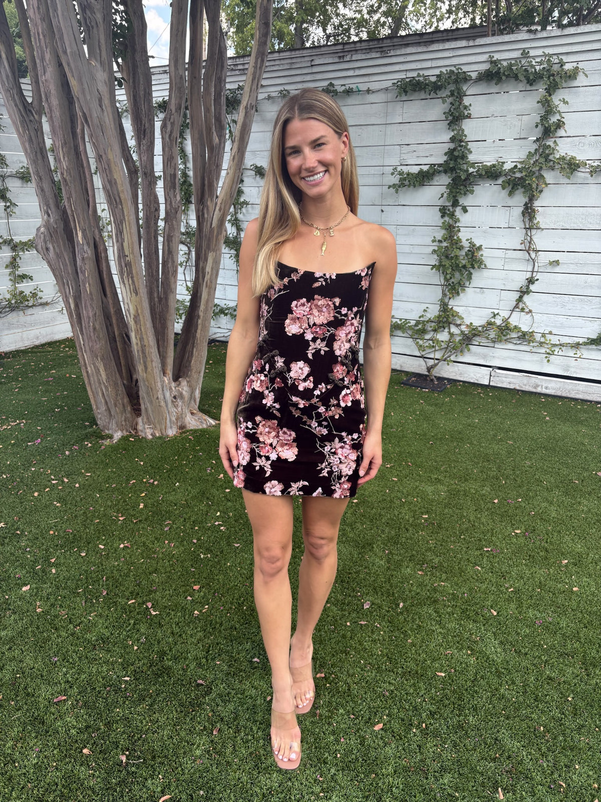 anna embroidered dress