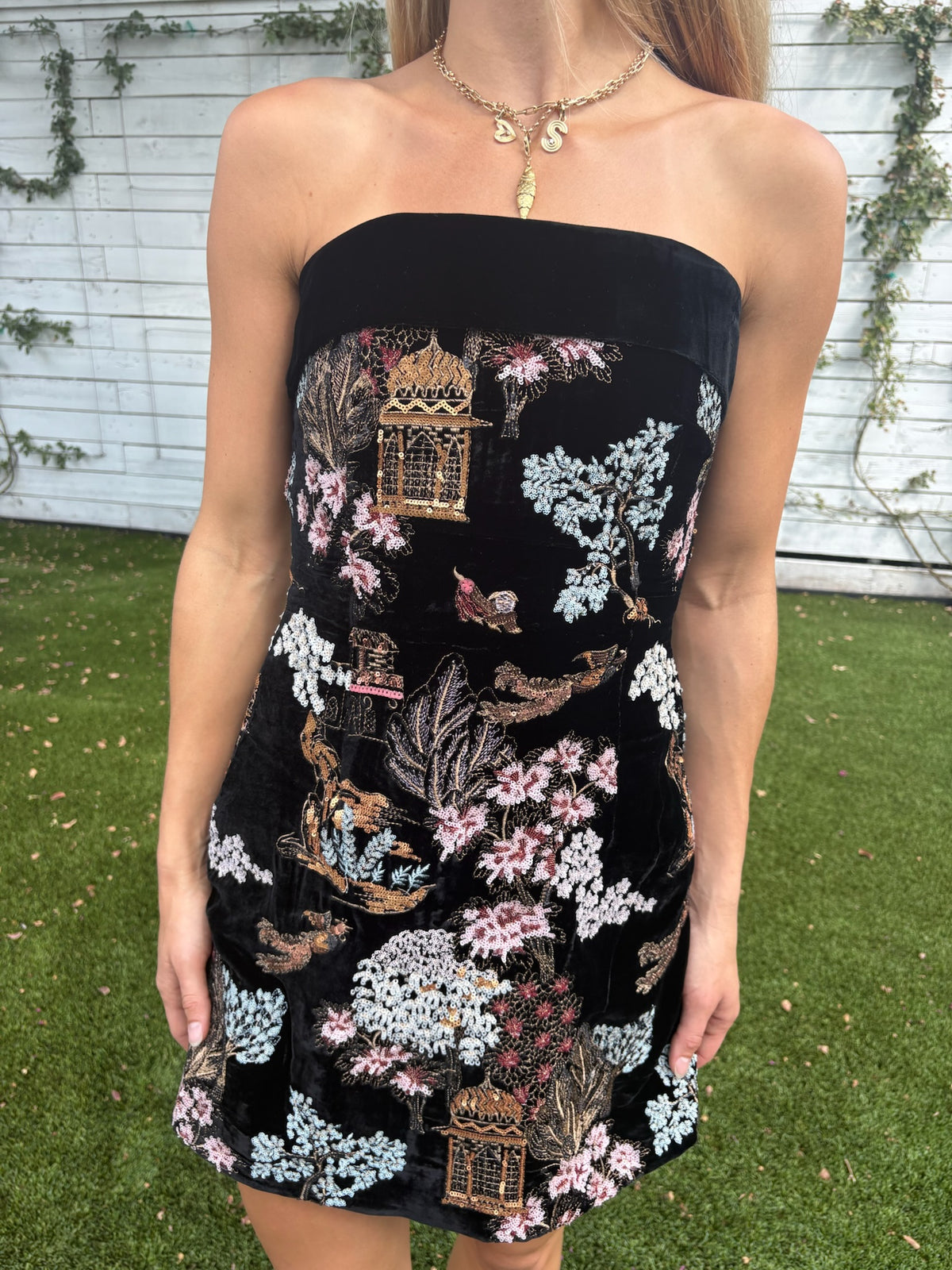 jodie embroidered dress
