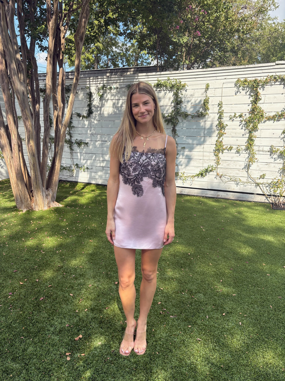 lucia lace mini dress