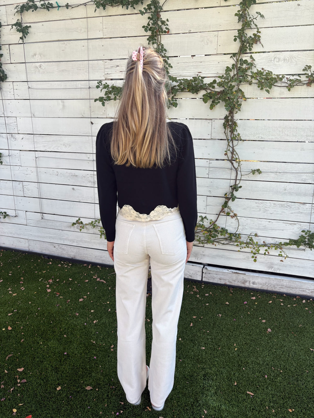 tassia cardigan in black