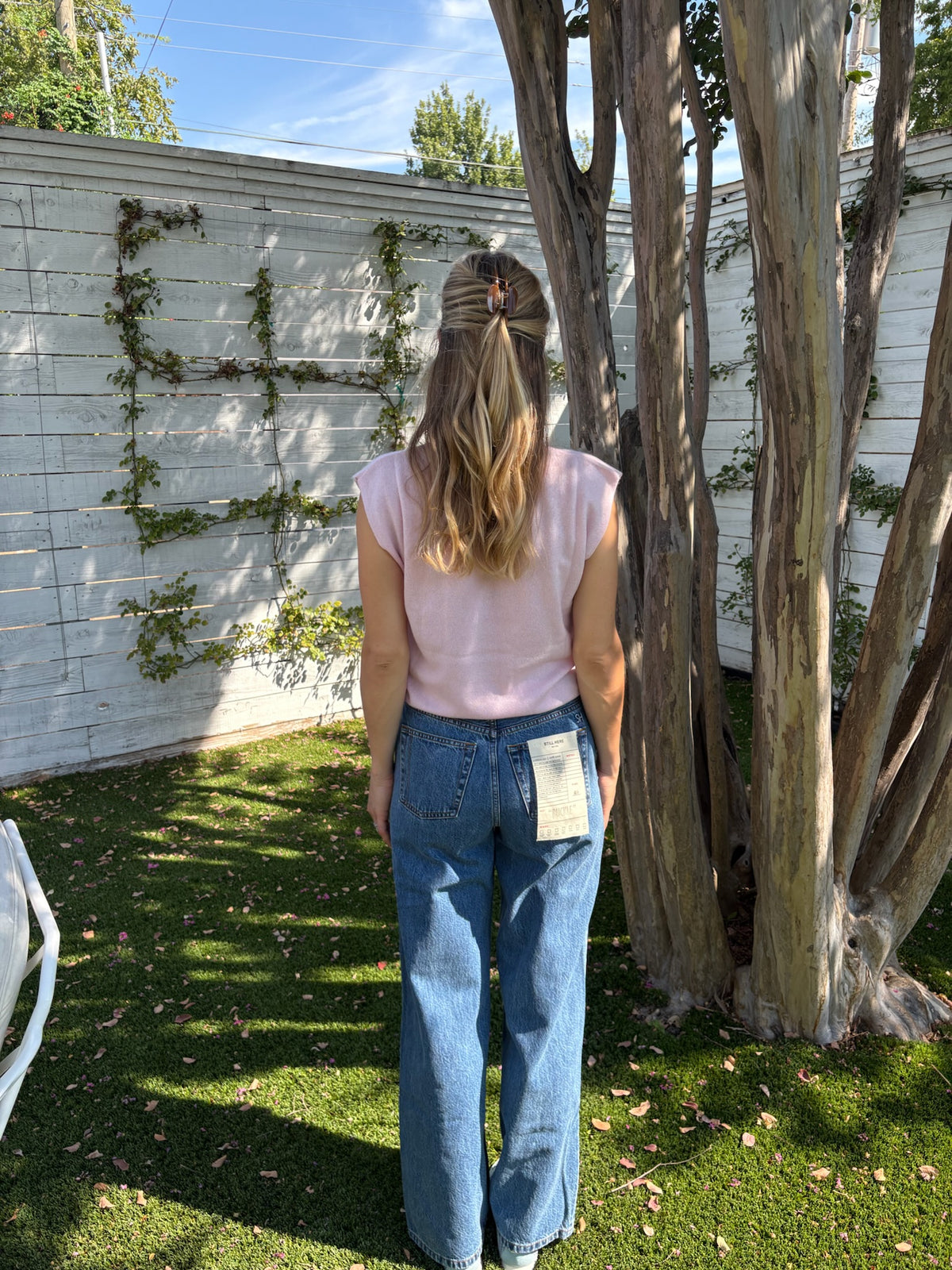 buckle jean in classic blue