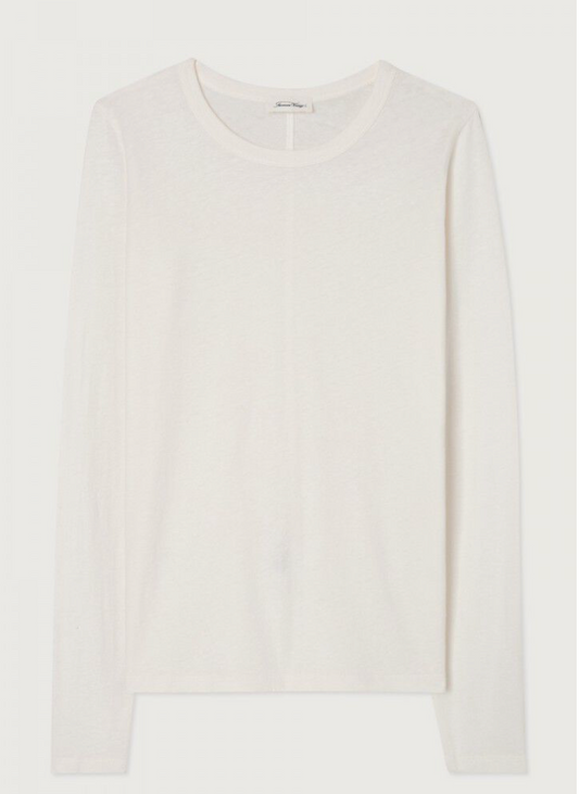 white long sleeve tee