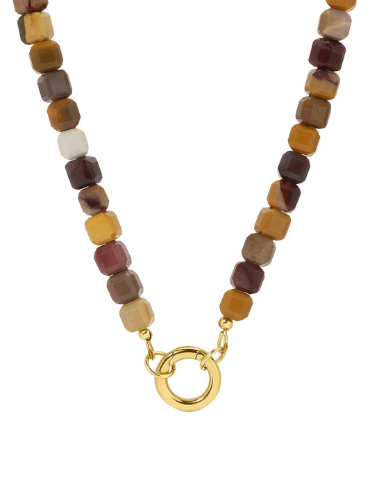 quartz charm keeper necklace