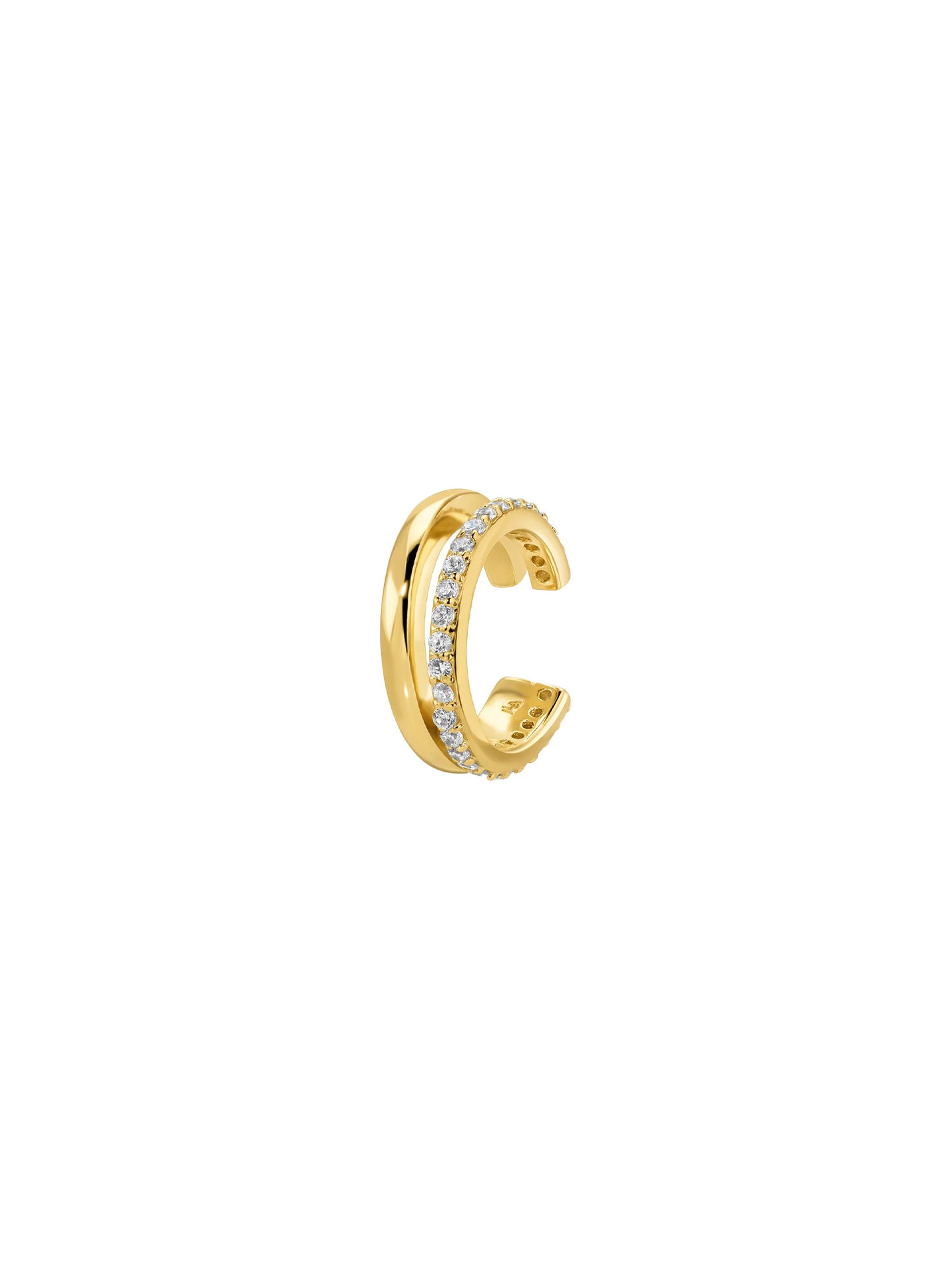 buffy double-band ear cuff