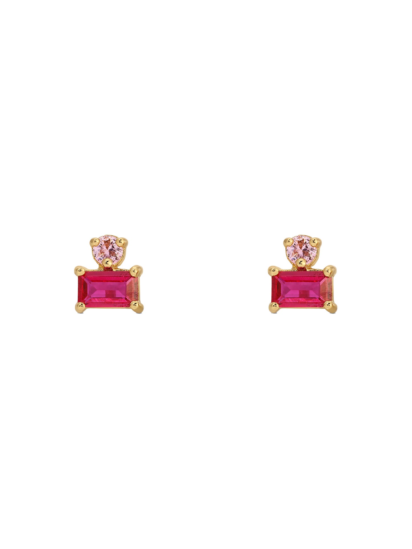 cleo baguette studs