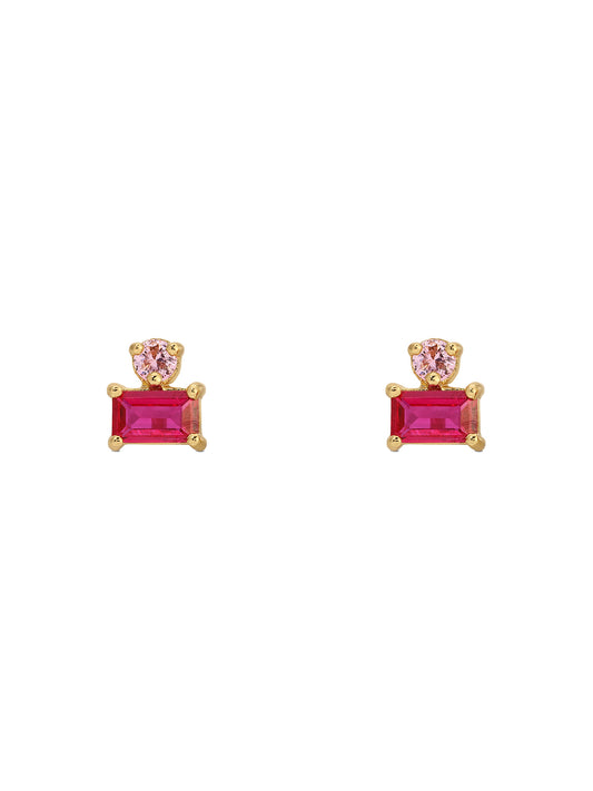 cleo baguette studs