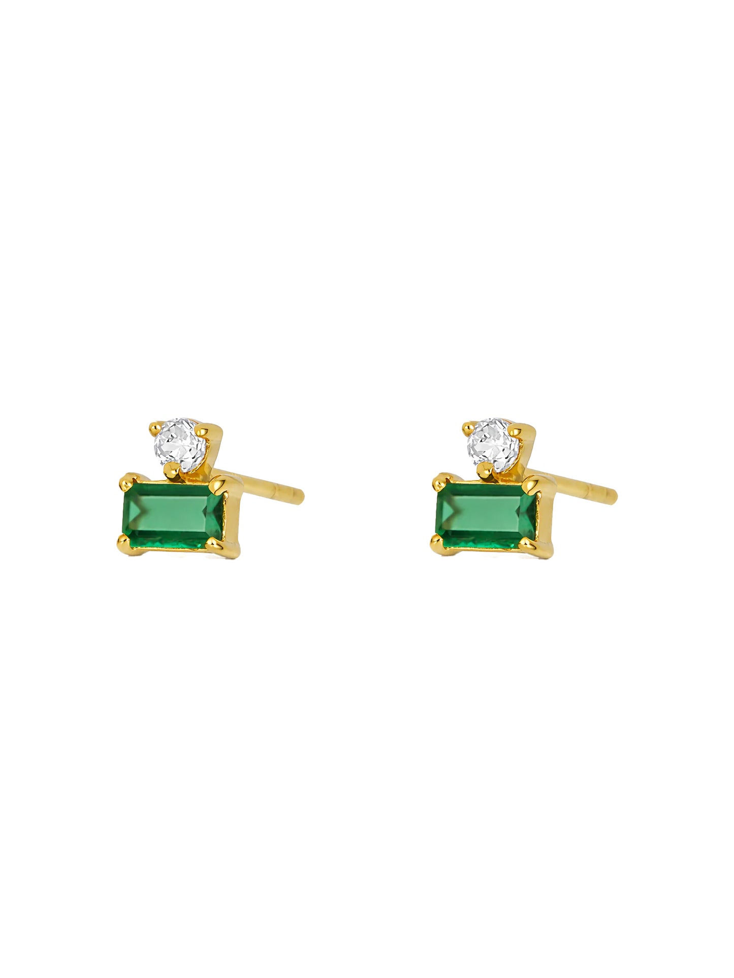 cleo baguette studs