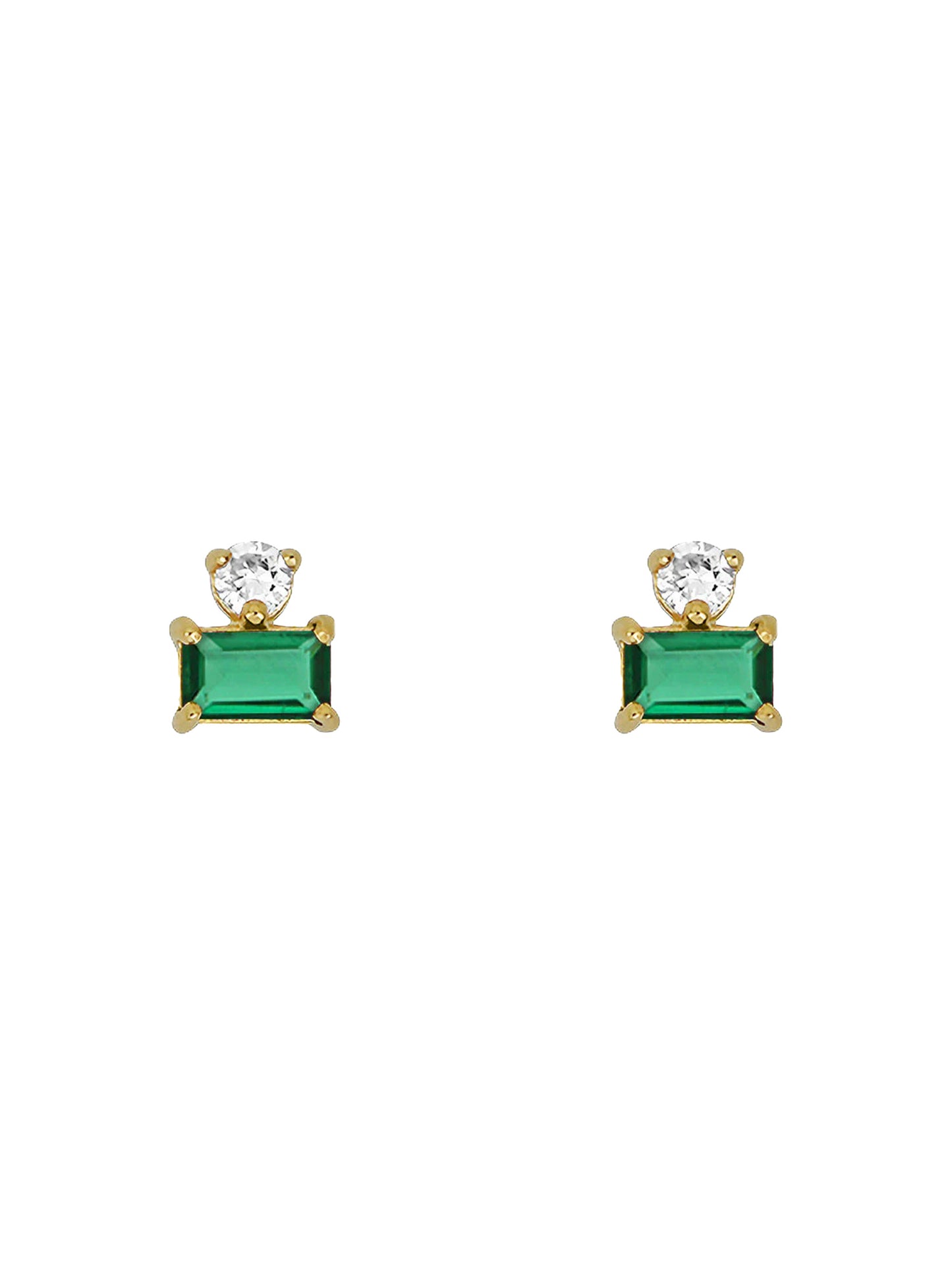 cleo baguette studs