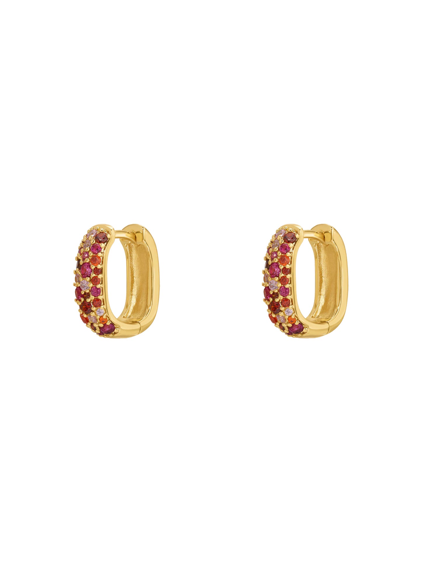 amber hoops
