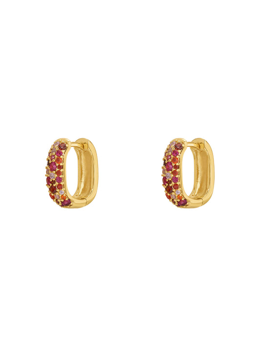 amber hoops