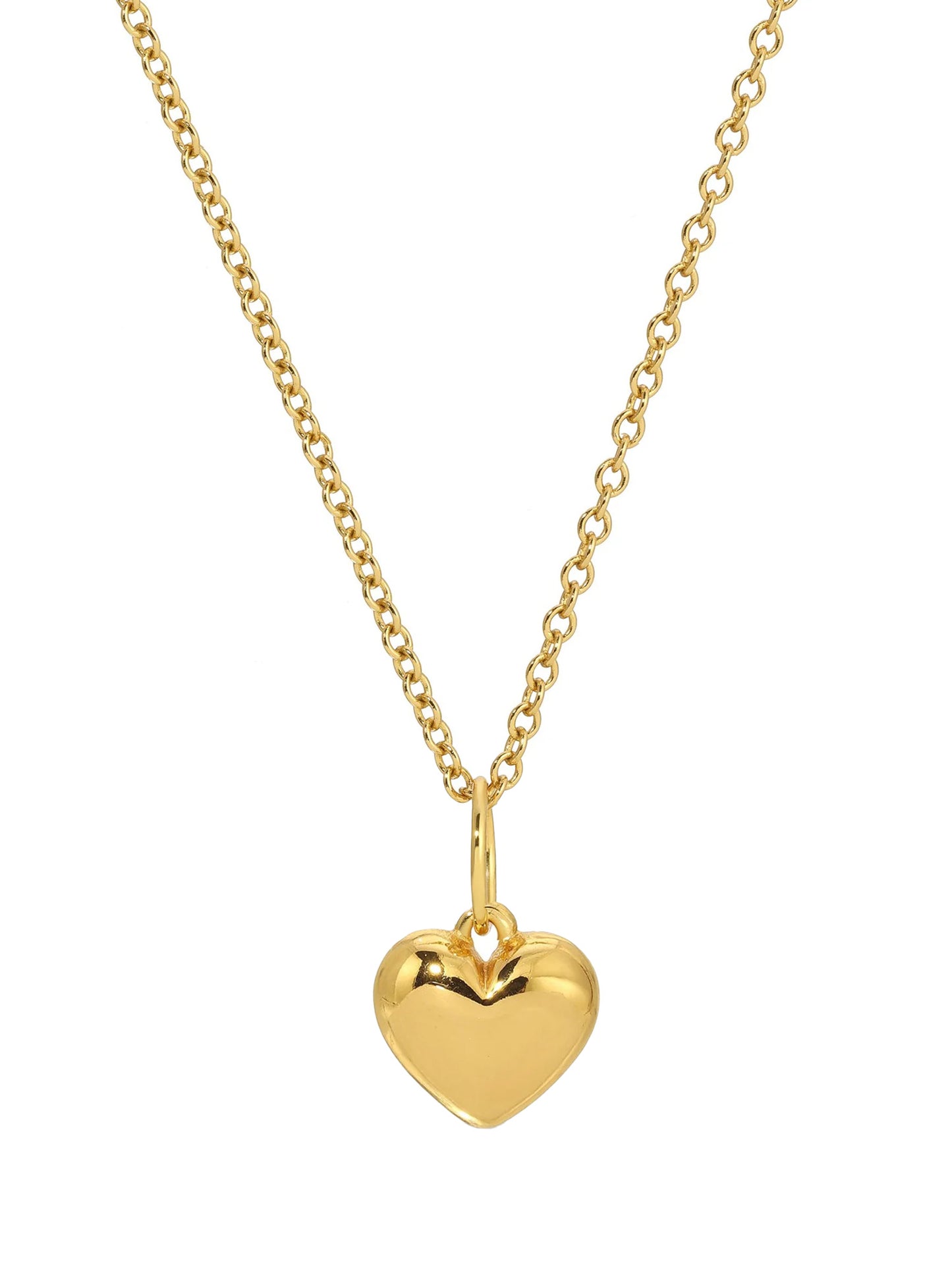 "i love you" engraved heart necklace